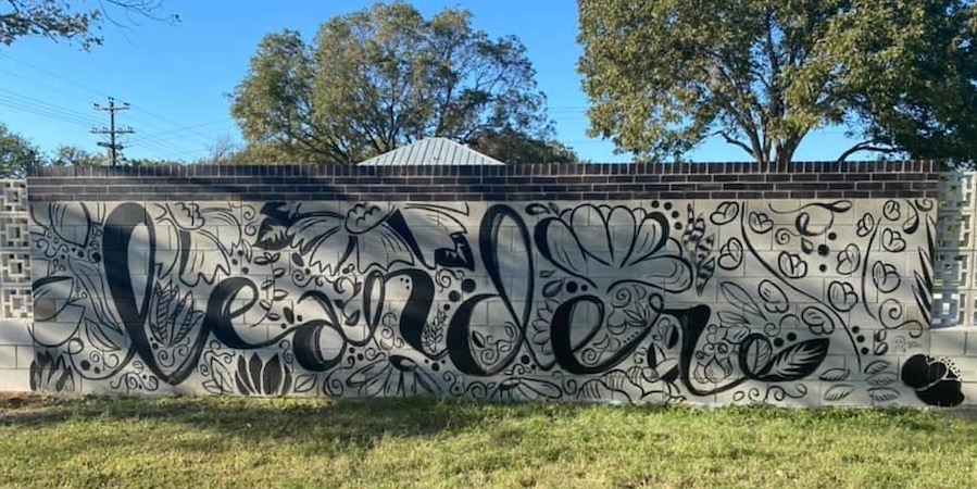 Image of Leander mural in Leander TX